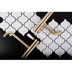 Bateria umywalkowa Rea Serra czarna niska