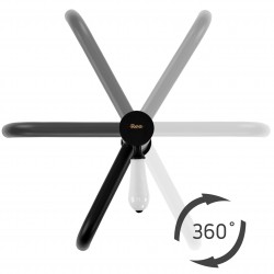 Bateria umywalkowa Rea Serra czarna niska