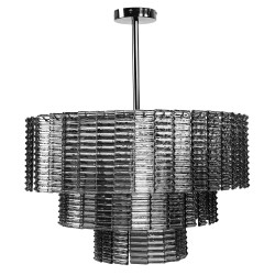 LAMPA SUFITOWA WISZĄCA APP1678-8CP SZARA