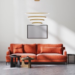 Lampa wisząca LHJ010-CP4 BRUSH GOLD