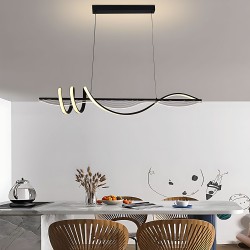 Lampa WISZĄCA LED LHJ041-CP 100 cm CZARNA