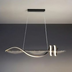 Lampa WISZĄCA LED LHJ041-CP 100 cm CZARNA