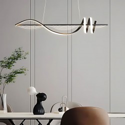 Lampa WISZĄCA LED LHJ041-CP 100 cm CZARNA