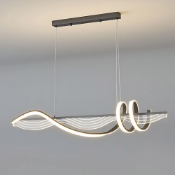 Lampa WISZĄCA LED LHJ041-CP 100 cm CZARNA