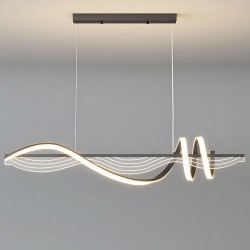 Lampa WISZĄCA LED LHJ041-CP 100 cm CZARNA