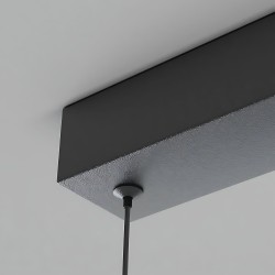 Lampa WISZĄCA LED LHJ041-CP 100 cm CZARNA