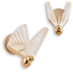 KINKIET ŚCIENNY LED LHJ104-1W JASNE RÓŻOWE ZŁOTO