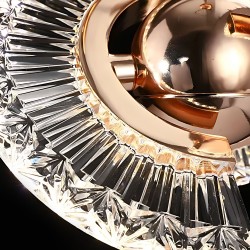 LAMPA SUFITOWA WISZĄCA LED LHJ108-2CP ZŁOTA