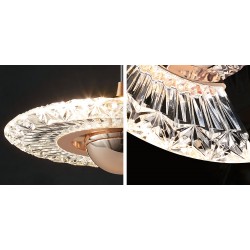 LAMPA SUFITOWA WISZĄCA LED LHJ108-2CP ZŁOTA