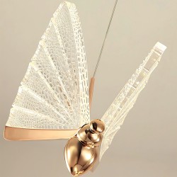 LAMPA WISZĄCA LED LHJ105-1CP JASNE RÓŻOWE ZŁOTO