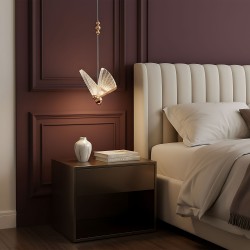 LAMPA WISZĄCA LED LHJ105-1CP JASNE RÓŻOWE ZŁOTO