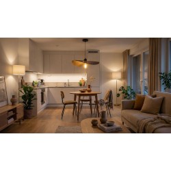 LAMPA SUFITOWA WISZĄCA APP1470-1CP czarna/stare złoto