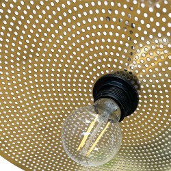 LAMPA SUFITOWA WISZĄCA APP1470-1CP czarna/stare złoto