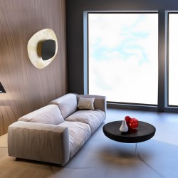 LAMPA ŚCIENNA KINKIET APP1270 CZARNA/ZŁOTA