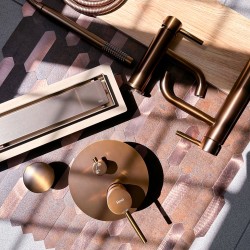 Odpływ Liniowy REA Neox pro brush copper 100