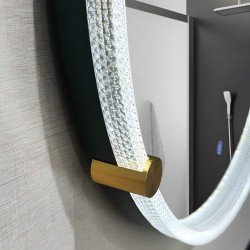 LUSTRO ŚCIENNE LED Z RAMĄ 60cm 106