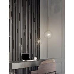 Lampa Sufitowa Wisząca Szklana Kula ZŁOTA 20cm APP1683-1CP