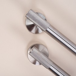 Wieszak łazienkowy jednoramienny 6610a Modern Nikiel Szczotkowany