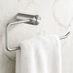 Wieszak łazienkowy jednoramienny 9710 Prism Nikiel Szczotkowany