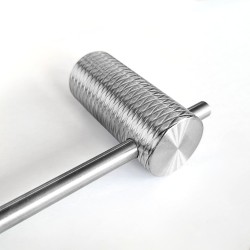 Wieszak łazienkowy jednoramienny 9710 Prism Nikiel Szczotkowany