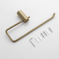 Wieszak łazienkowy jednoramienny 9710 Prism Złoto Szczotkowane