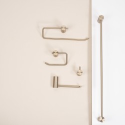 Wieszak łazienkowy jednoramienny 9710 Prism Złoto Szczotkowane