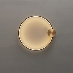 LAMPA ŚCIENNA KINKIET LED APP1385-CW OLD GOLD 30cm