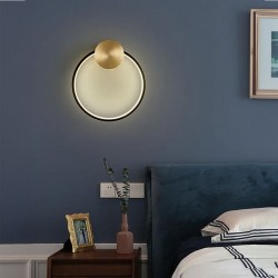 LAMPA ŚCIENNA KINKIET LED APP1385-CW OLD GOLD 30cm