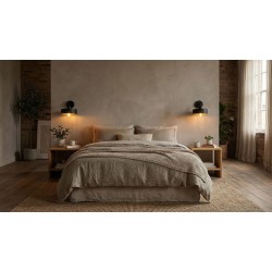 LAMPA ŚCIENNA KINKIET APP1332-1W BLACK GOLD