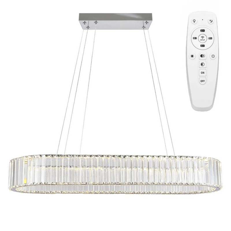 LAMPA SUFITOWA WISZĄCA LED APP1547-CP CHROM