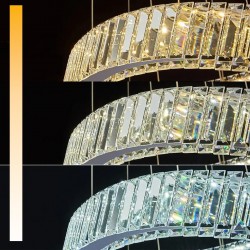 LAMPA SUFITOWA WISZĄCA LED APP1547-CP CHROM