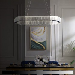 LAMPA SUFITOWA WISZĄCA LED APP1547-CP CHROM