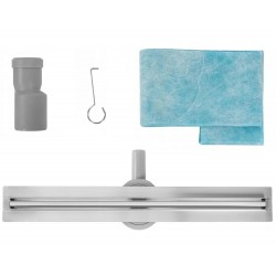 Odpływ Liniowy REA NEOX SLIM PRO STAL SZCZOTKOWANA 90