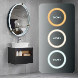 LUSTRO ŚCIENNE LED Z RAMĄ 70cm BL805