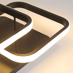 Lampa sufitowa plafon LHJ074-C Czarna