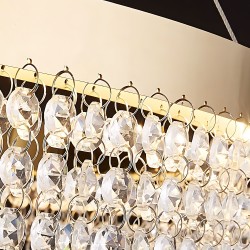 LAMPA SUFITOWA WISZĄCA LED APP1730-1CP Złota 40cm