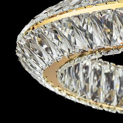 LAMPA SUFITOWA WISZĄCA LED APP1769-CP Złota 80cm