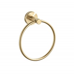 Wieszak łazienkowy RING 6610 Modern Złoty Szczotkowany