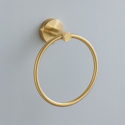 Wieszak łazienkowy RING 6610 Modern Złoty Szczotkowany