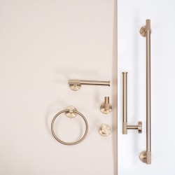 Wieszak łazienkowy RING 6610 Modern Złoty Szczotkowany