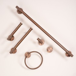 Wieszak łazienkowy RING 6610 Modern Miedź Szczotkowana