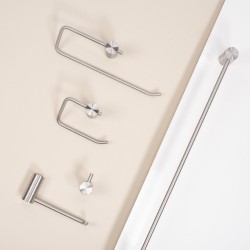 Wieszak łazienkowy 9711A Prism Nikiel Szczotkowany