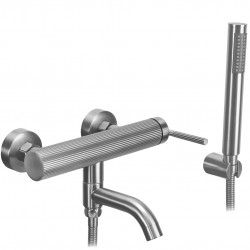 Bateria wannowa REA Argon Nikiel Szczotkowany