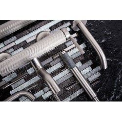 Bateria wannowa REA Argon Nikiel Szczotkowany