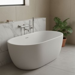 Bateria wannowa REA Argon Nikiel Szczotkowany