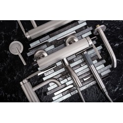 Bateria wannowa REA Argon Nikiel Szczotkowany