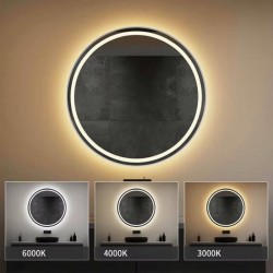 LUSTRO ŚCIENNE LED 50cm MMJ stal szczotkowana