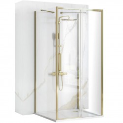 Kabina Prysznicowa Przyścienna Rapid Slide Złota