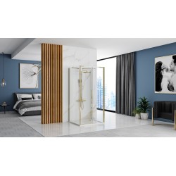 Kabina Prysznicowa Przyścienna Rapid Slide Złota