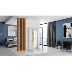 Kabina Prysznicowa Przyścienna Rapid Slide Złota